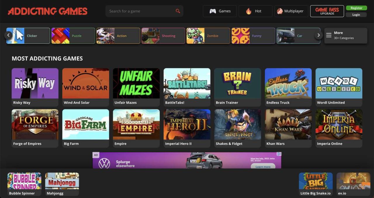 Web games